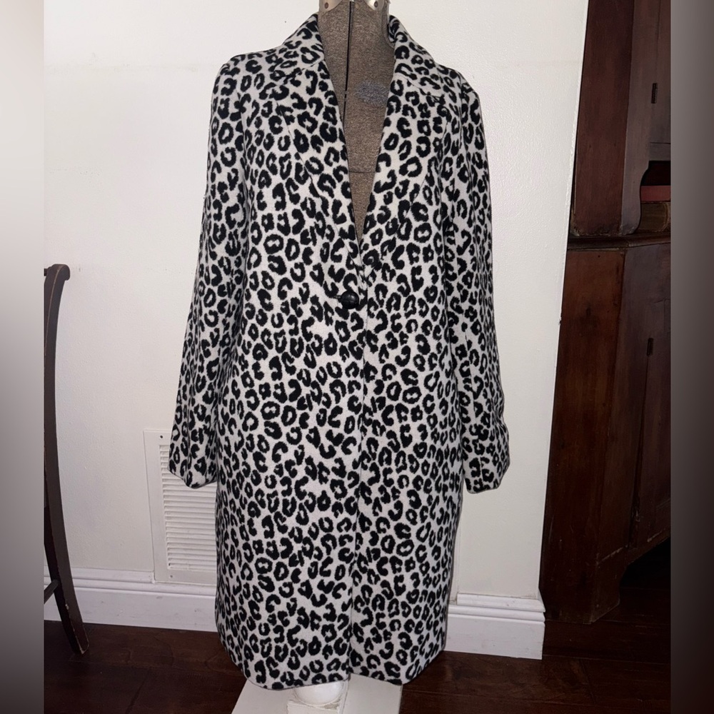 Leopard Print Coat
